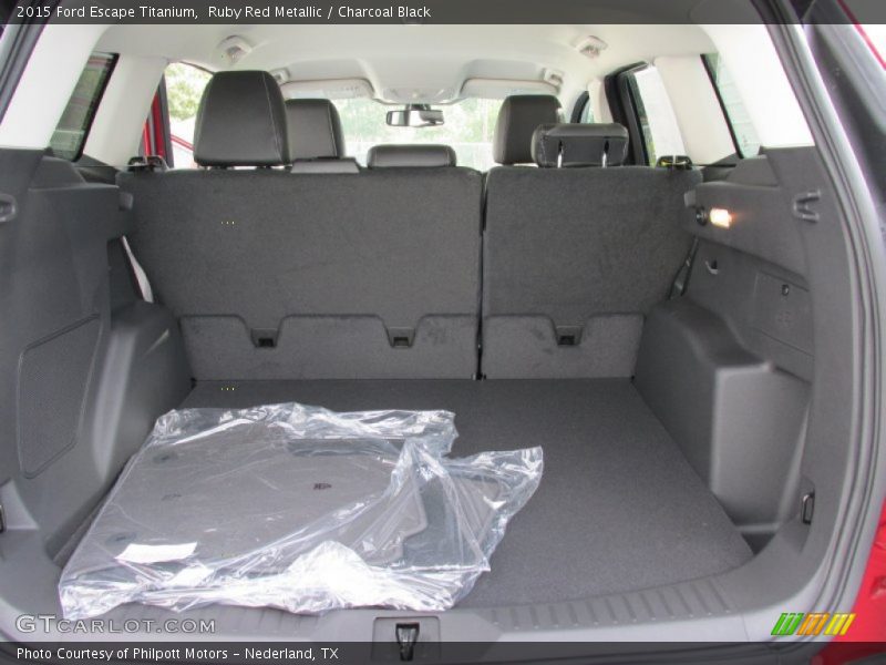  2015 Escape Titanium Trunk