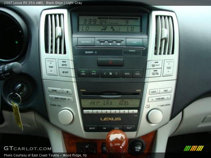 Black Onyx / Light Gray 2007 Lexus RX 350 AWD