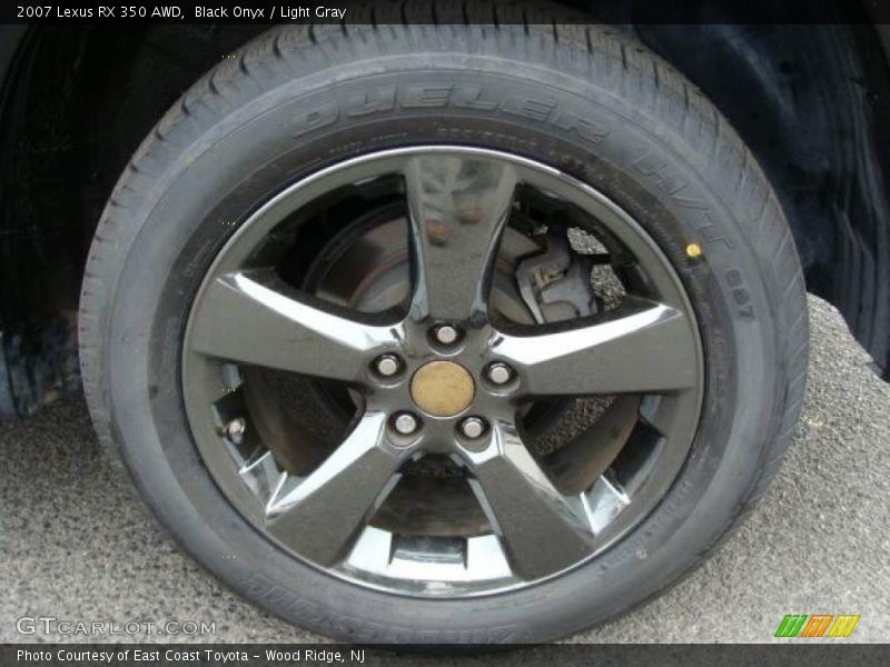 Black Onyx / Light Gray 2007 Lexus RX 350 AWD