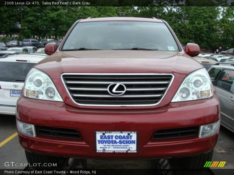Salsa Red Pearl / Dark Gray 2008 Lexus GX 470