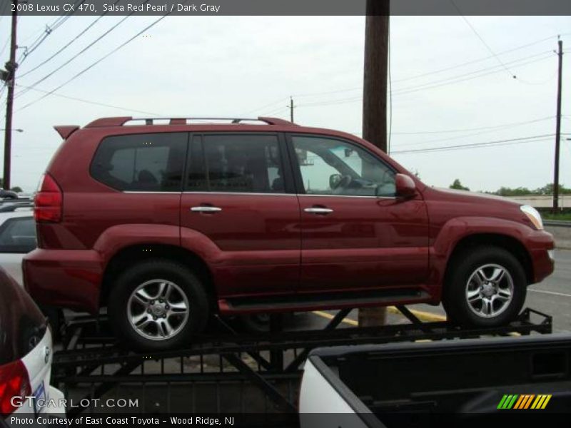 Salsa Red Pearl / Dark Gray 2008 Lexus GX 470