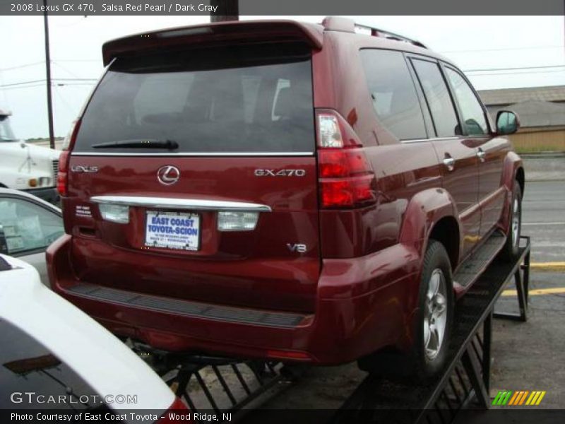 Salsa Red Pearl / Dark Gray 2008 Lexus GX 470