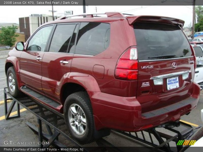 Salsa Red Pearl / Dark Gray 2008 Lexus GX 470
