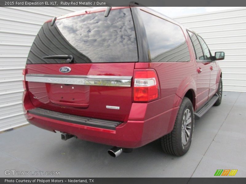 Ruby Red Metallic / Dune 2015 Ford Expedition EL XLT