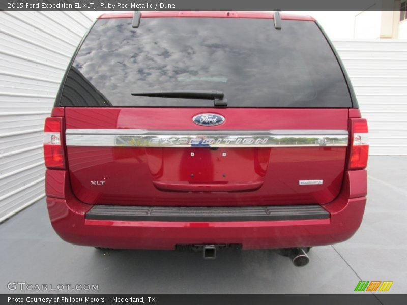 Ruby Red Metallic / Dune 2015 Ford Expedition EL XLT