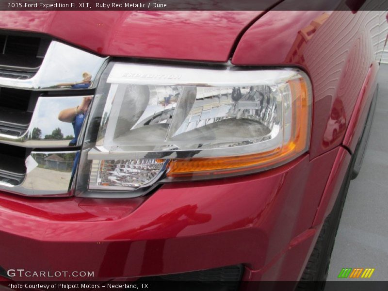 Ruby Red Metallic / Dune 2015 Ford Expedition EL XLT