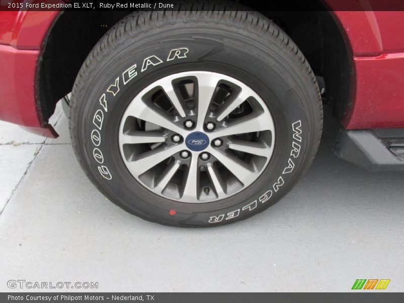 Ruby Red Metallic / Dune 2015 Ford Expedition EL XLT