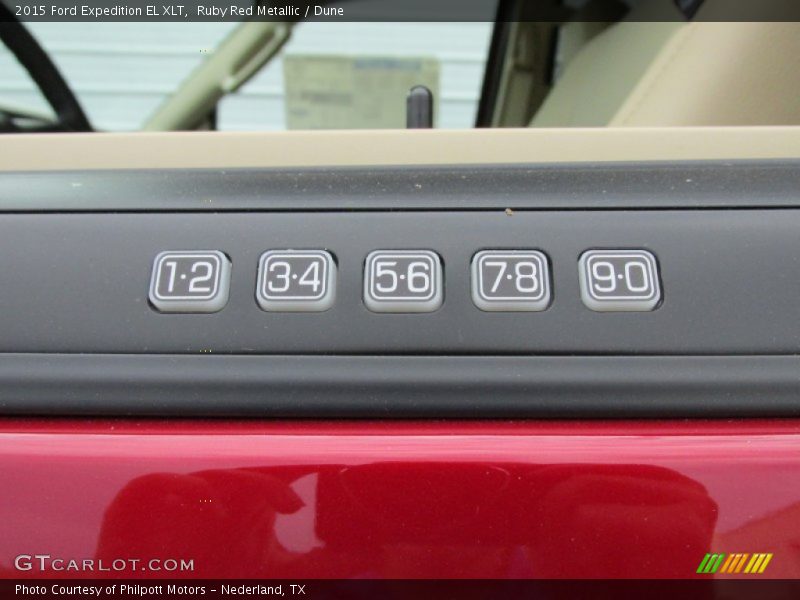 Ruby Red Metallic / Dune 2015 Ford Expedition EL XLT