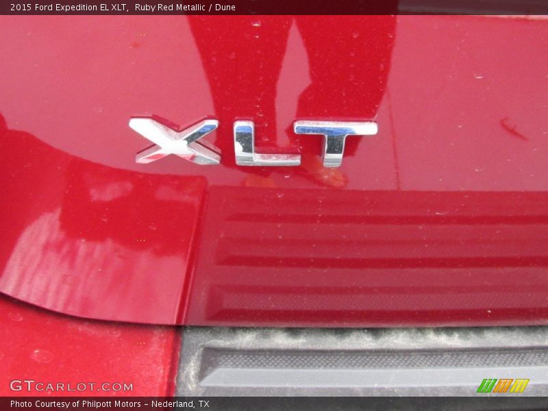 Ruby Red Metallic / Dune 2015 Ford Expedition EL XLT