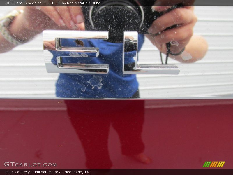 Ruby Red Metallic / Dune 2015 Ford Expedition EL XLT