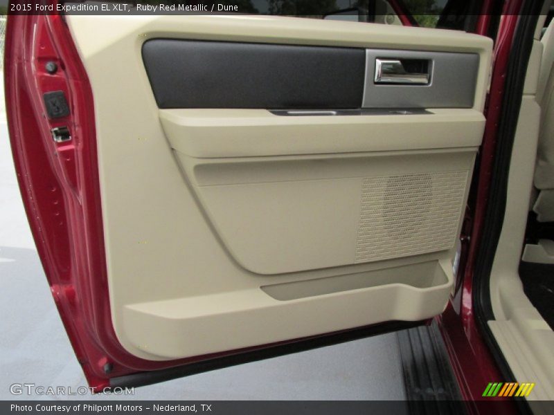 Ruby Red Metallic / Dune 2015 Ford Expedition EL XLT