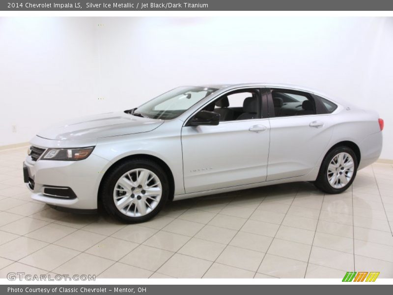 Silver Ice Metallic / Jet Black/Dark Titanium 2014 Chevrolet Impala LS