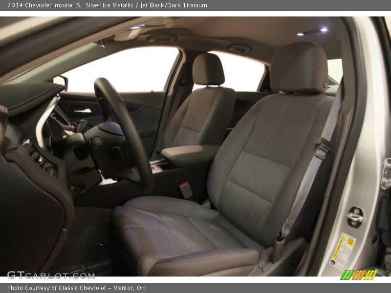 Silver Ice Metallic / Jet Black/Dark Titanium 2014 Chevrolet Impala LS