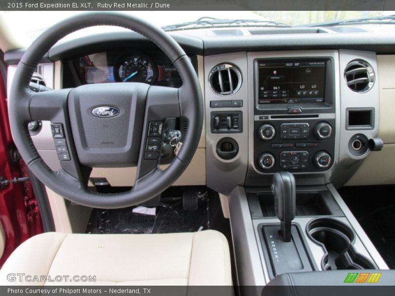 Ruby Red Metallic / Dune 2015 Ford Expedition EL XLT
