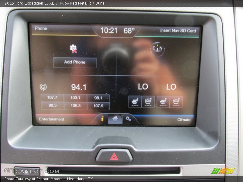 Ruby Red Metallic / Dune 2015 Ford Expedition EL XLT