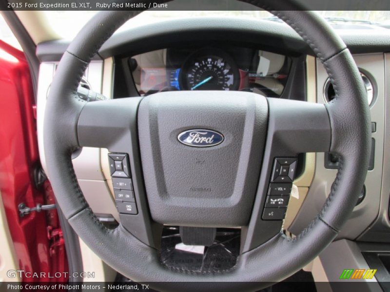 Ruby Red Metallic / Dune 2015 Ford Expedition EL XLT
