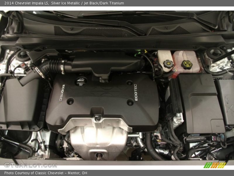 Silver Ice Metallic / Jet Black/Dark Titanium 2014 Chevrolet Impala LS