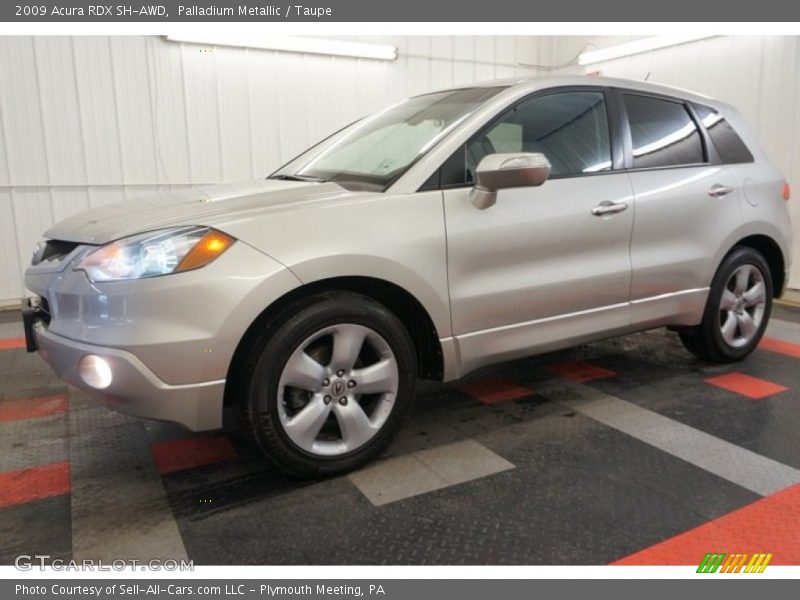 Palladium Metallic / Taupe 2009 Acura RDX SH-AWD