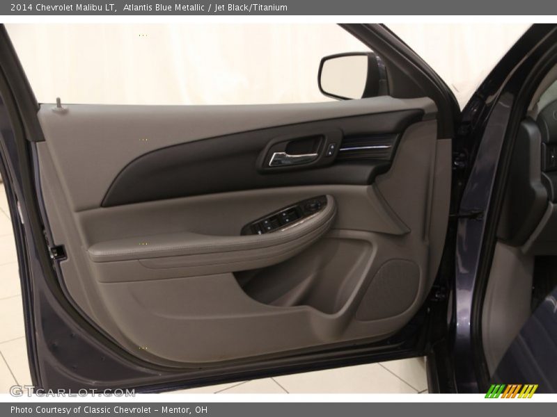 Atlantis Blue Metallic / Jet Black/Titanium 2014 Chevrolet Malibu LT