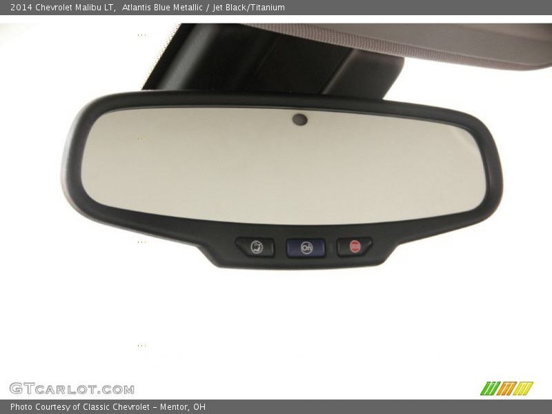 Atlantis Blue Metallic / Jet Black/Titanium 2014 Chevrolet Malibu LT