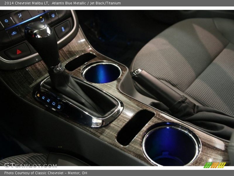 Atlantis Blue Metallic / Jet Black/Titanium 2014 Chevrolet Malibu LT