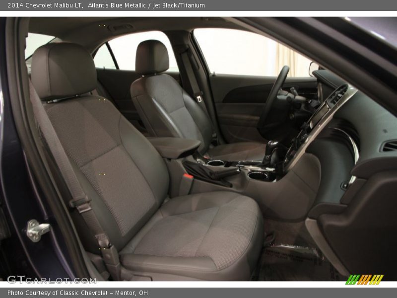 Atlantis Blue Metallic / Jet Black/Titanium 2014 Chevrolet Malibu LT