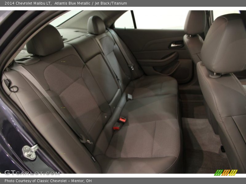 Atlantis Blue Metallic / Jet Black/Titanium 2014 Chevrolet Malibu LT