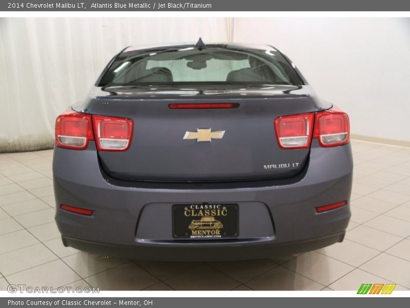 Atlantis Blue Metallic / Jet Black/Titanium 2014 Chevrolet Malibu LT