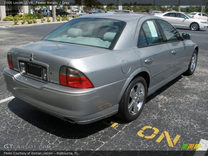 Pewter Metallic / Grey 2006 Lincoln LS V8