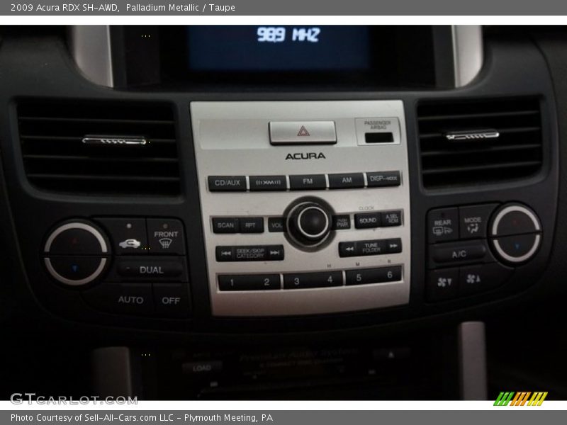 Palladium Metallic / Taupe 2009 Acura RDX SH-AWD