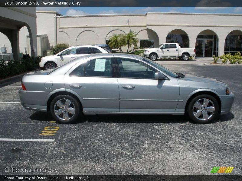 Pewter Metallic / Grey 2006 Lincoln LS V8