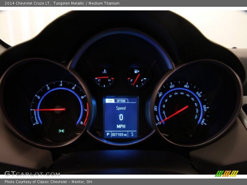 Tungsten Metallic / Medium Titanium 2014 Chevrolet Cruze LT