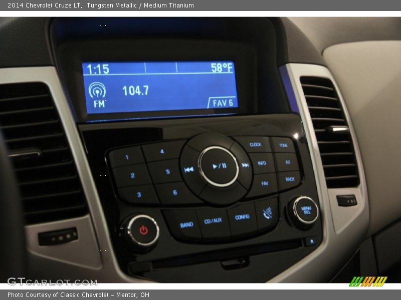 Tungsten Metallic / Medium Titanium 2014 Chevrolet Cruze LT