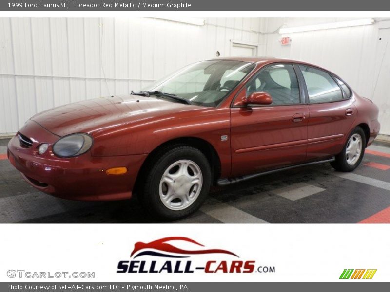 Toreador Red Metallic / Medium Graphite 1999 Ford Taurus SE