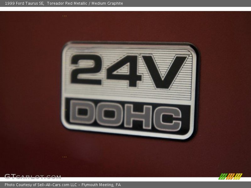 Toreador Red Metallic / Medium Graphite 1999 Ford Taurus SE