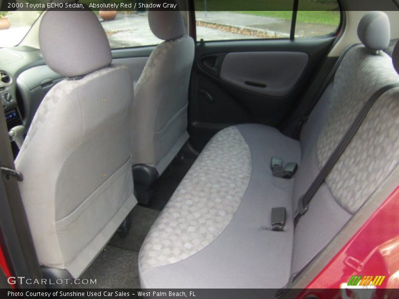 Absolutely Red / Shadow Gray 2000 Toyota ECHO Sedan