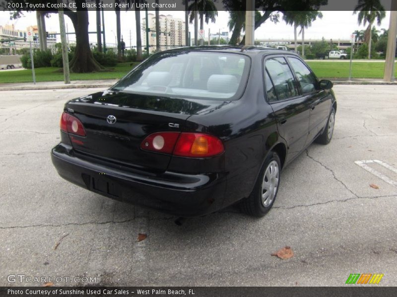Black Sand Pearl / Light Charcoal 2001 Toyota Corolla CE