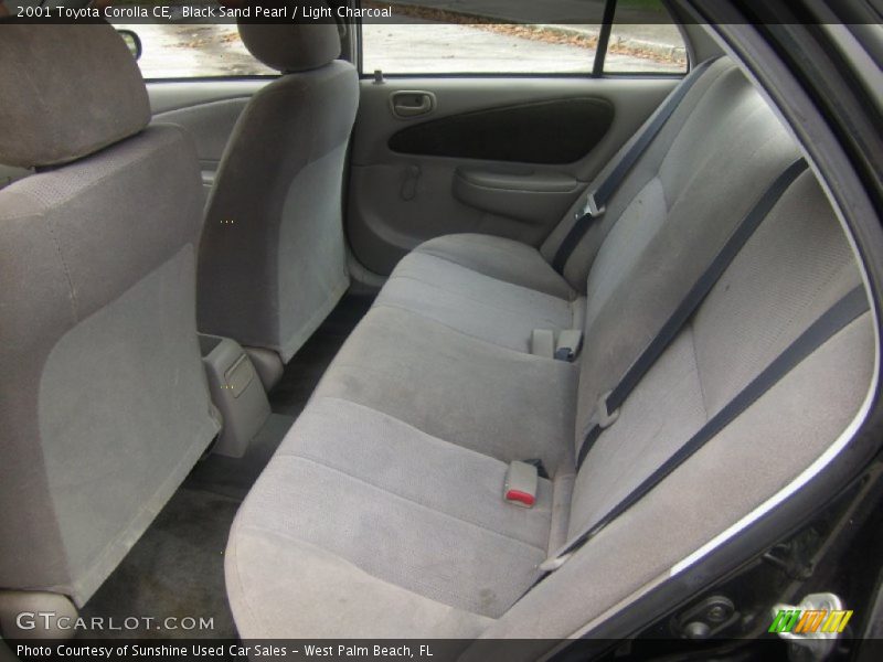 Black Sand Pearl / Light Charcoal 2001 Toyota Corolla CE