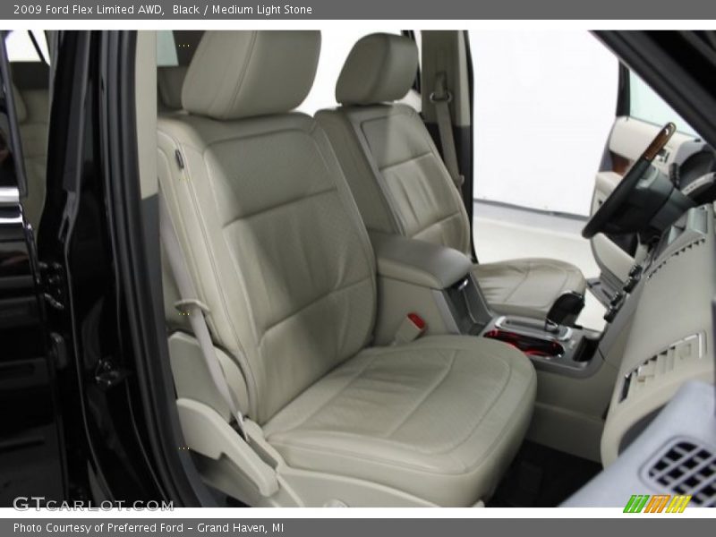 Black / Medium Light Stone 2009 Ford Flex Limited AWD