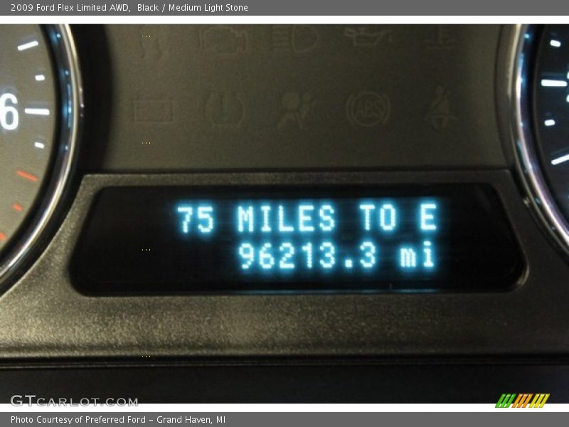Black / Medium Light Stone 2009 Ford Flex Limited AWD