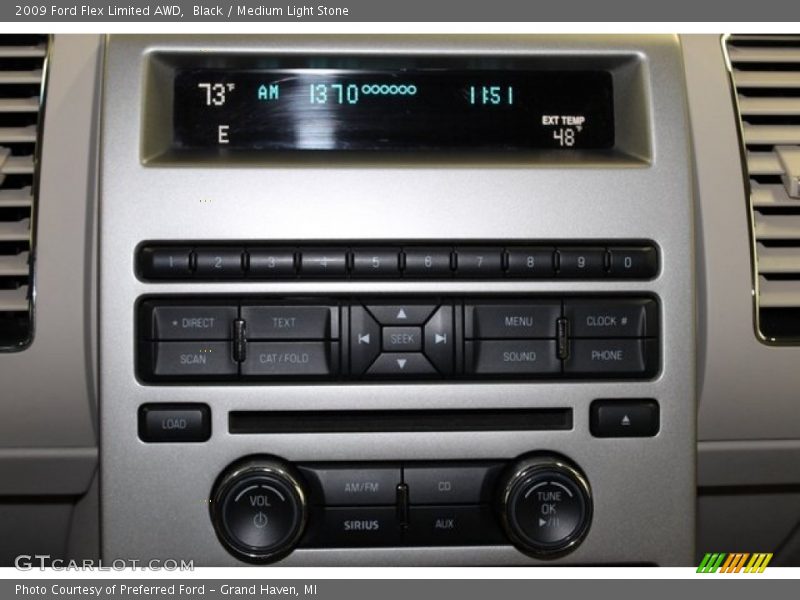 Black / Medium Light Stone 2009 Ford Flex Limited AWD