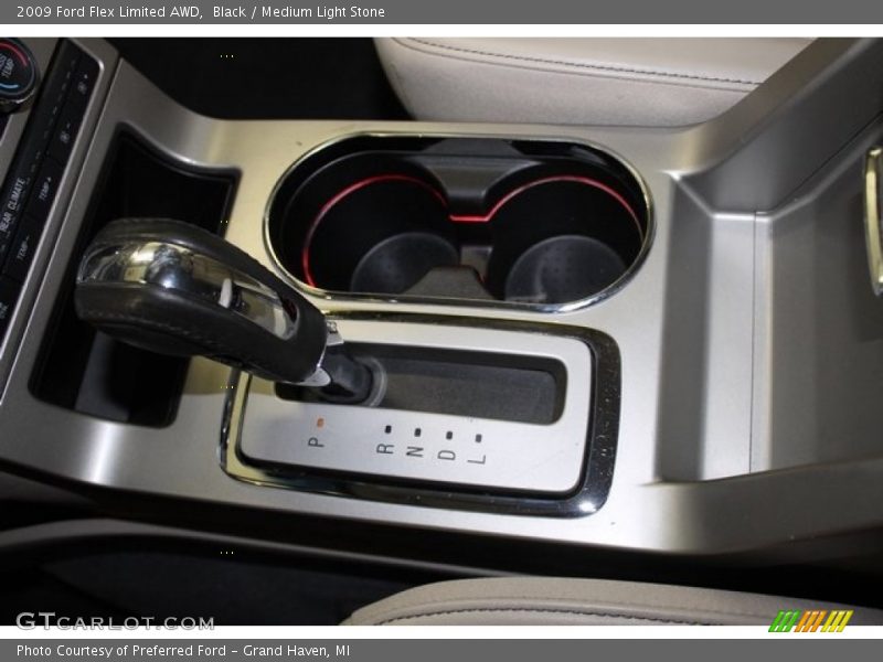 Black / Medium Light Stone 2009 Ford Flex Limited AWD
