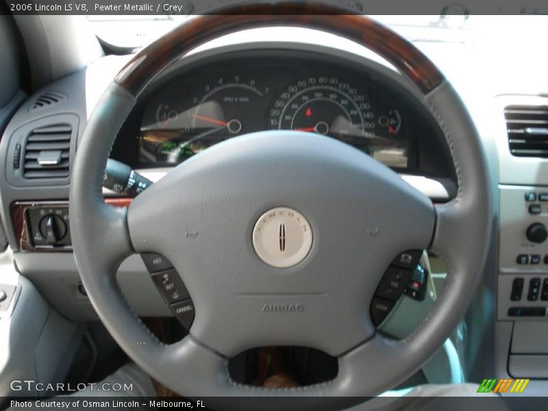 Pewter Metallic / Grey 2006 Lincoln LS V8