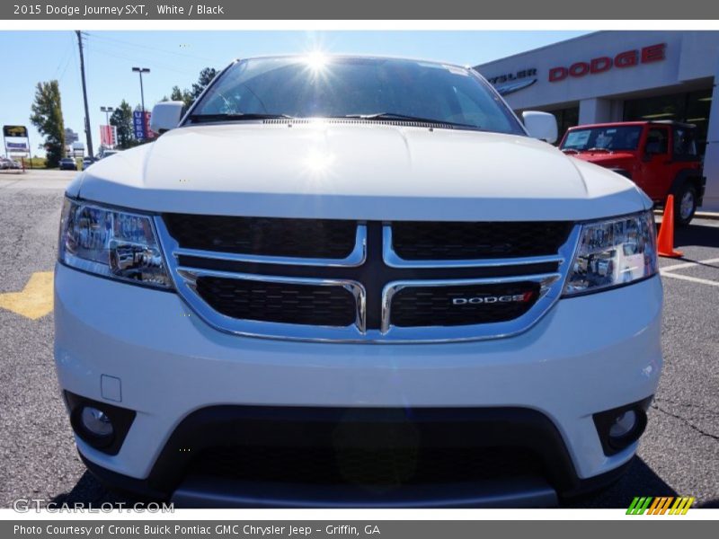 White / Black 2015 Dodge Journey SXT