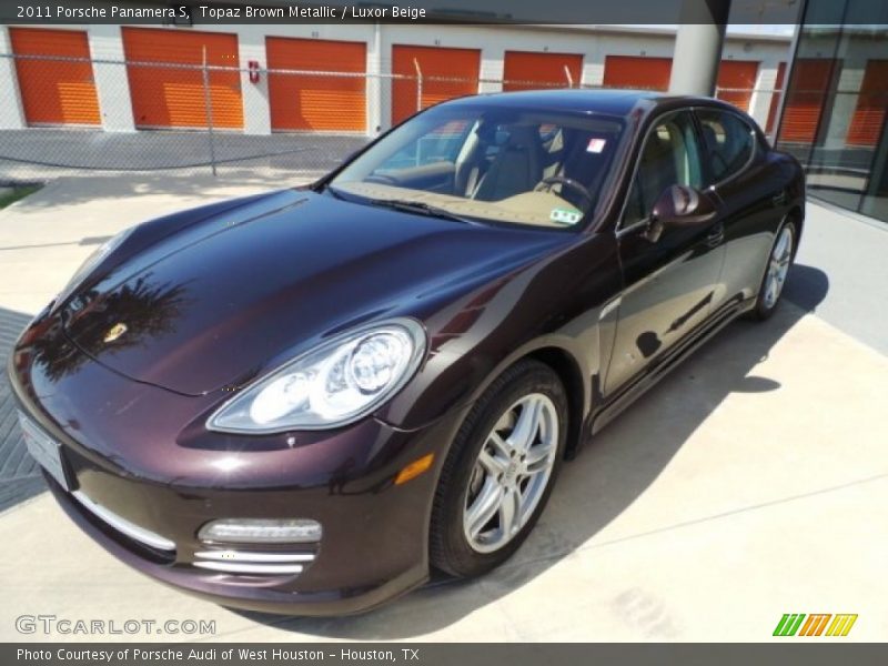 Topaz Brown Metallic / Luxor Beige 2011 Porsche Panamera S