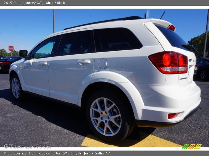 White / Black 2015 Dodge Journey SXT
