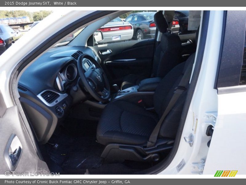 White / Black 2015 Dodge Journey SXT