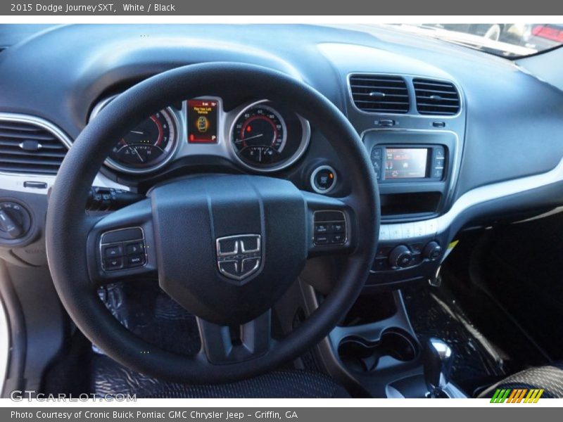 White / Black 2015 Dodge Journey SXT