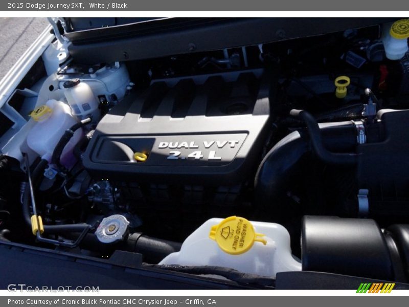 White / Black 2015 Dodge Journey SXT
