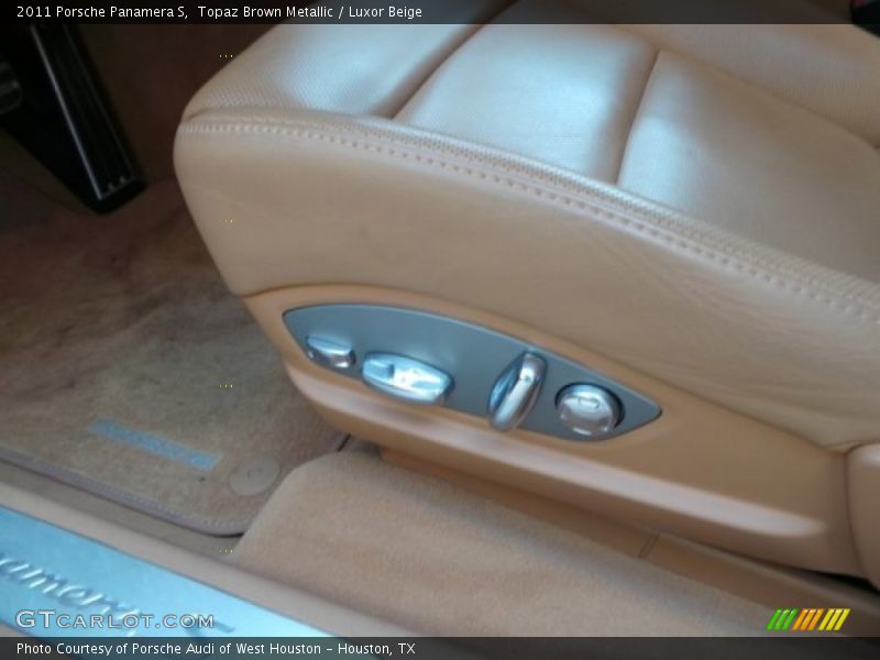 Topaz Brown Metallic / Luxor Beige 2011 Porsche Panamera S